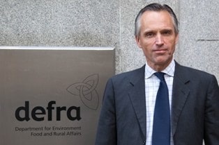 Lord De Mauley has been named as the replacement for the departing recycling minister Lord Taylor